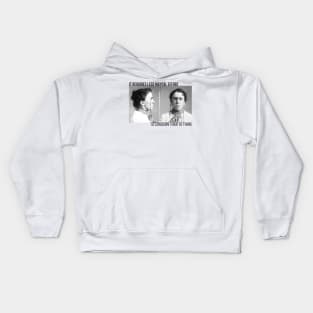 Emma Goldman mug shot Kids Hoodie